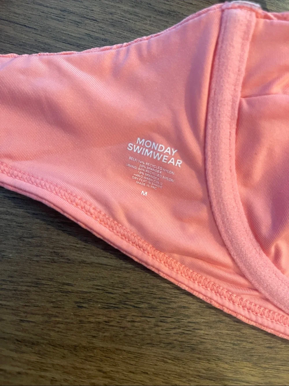 Monday Swimwear Clovelly Top - Azalea Pink Chevron
